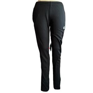 Adidas Pants Womens Size XS Black Workout Gym Outdoors Training Walking Running